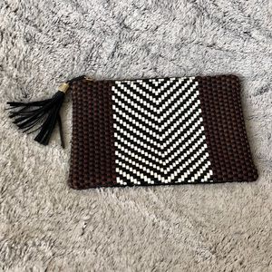 Faux Leather Clutch Handbag